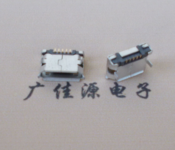 寮步镇Micro USB卷口 B型(无柱）插板脚间距6.4普通端子