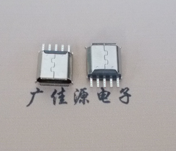 寮步镇Micro USB接口 母座B型5p引脚焊线无后背